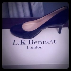 L.K. Bennett patent leather shoes